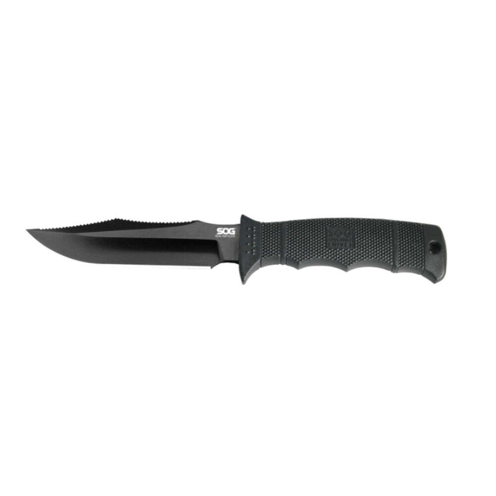 Knives SOG Knives&Tools Ready Series SEAL PUP ELITE - NYLON SHEATH - BLACK TINI- STRAIGHT EDGE